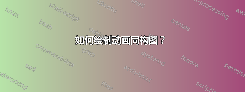 如何绘制动画同构图？