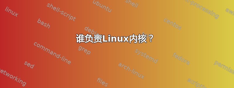 谁负责Linux内核？