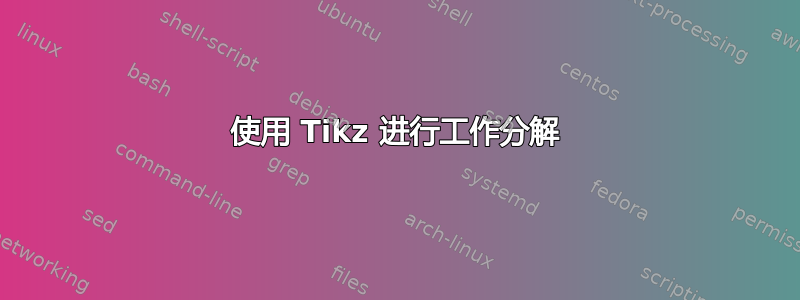 使用 Tikz 进行工作分解