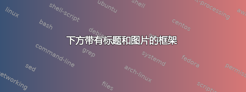 下方带有标题和图片的框架