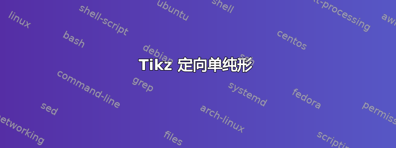 Tikz 定向单纯形