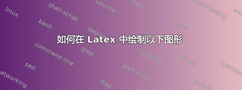 如何在 Latex 中绘制以下图形