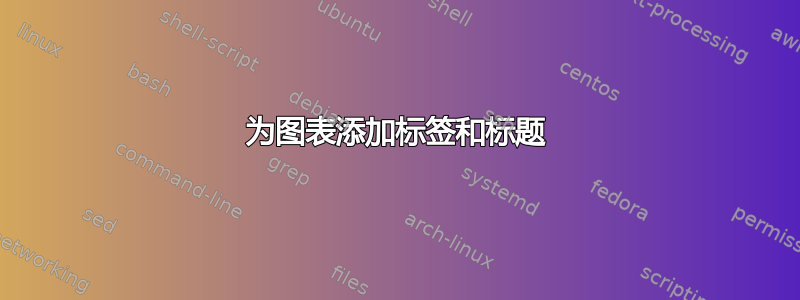 为图表添加标签和标题