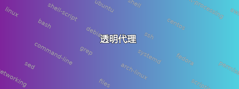 透明代理