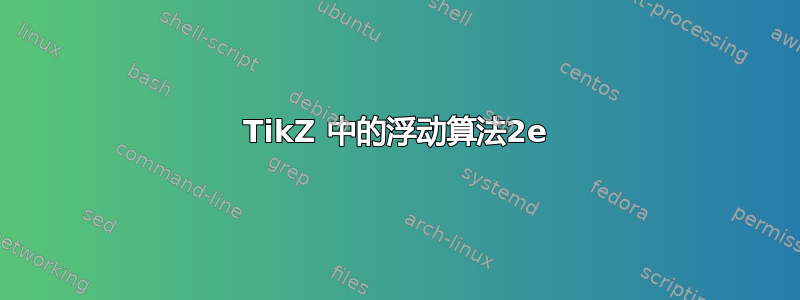 TikZ 中的浮动算法2e