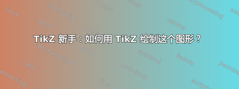 TikZ 新手：如何用 TikZ 绘制这个图形？