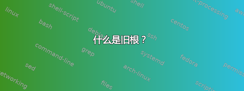 什么是旧根？