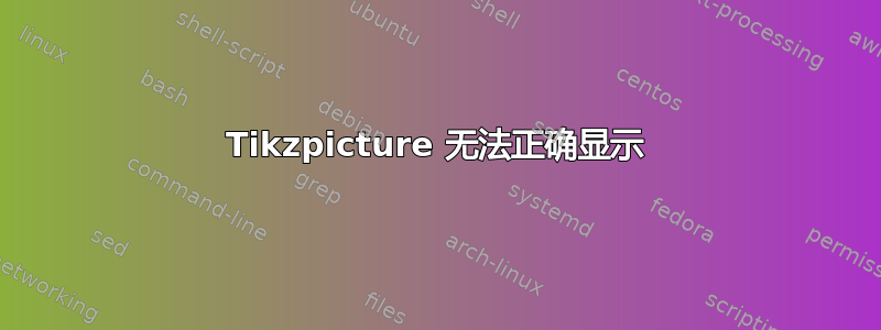 Tikzpicture 无法正确显示