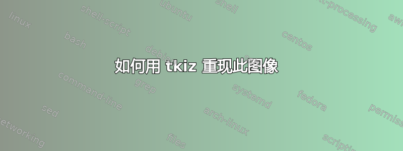 如何用 tkiz 重现此图像 