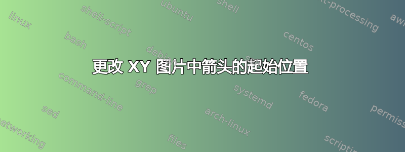 更改 XY 图片中箭头的起始位置