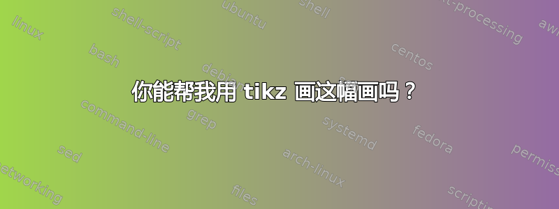 你能帮我用 tikz 画这幅画吗？