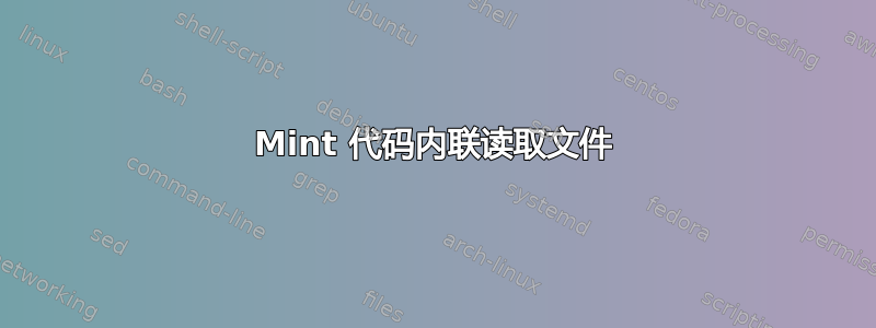 Mint 代码内联读取文件