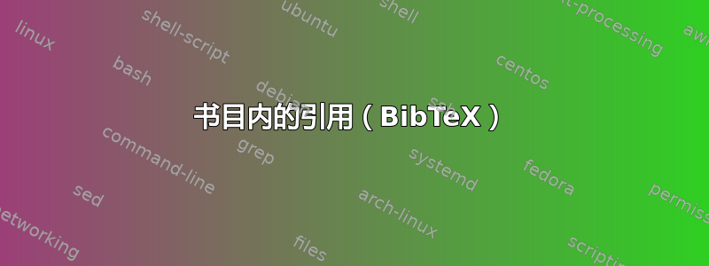 书目内的引用（BibTeX）