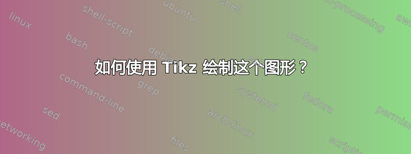 如何使用 Tikz 绘制这个图形？