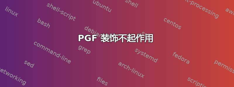 PGF 装饰不起作用