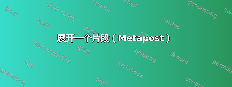 展开一个片段（Metapost）