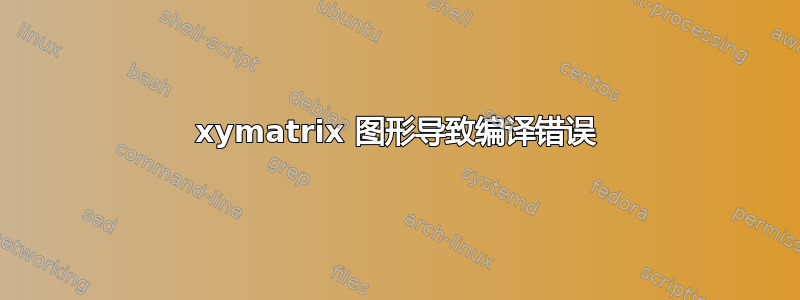 xymatrix 图形导致编译错误