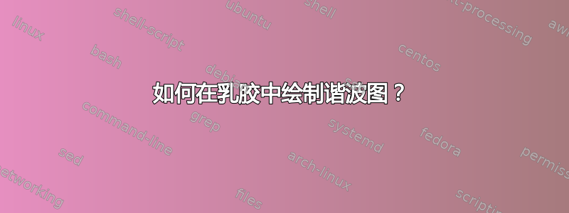 如何在乳胶中绘制谐波图？