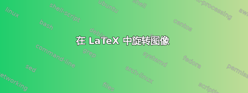 在 LaTeX 中旋转图像