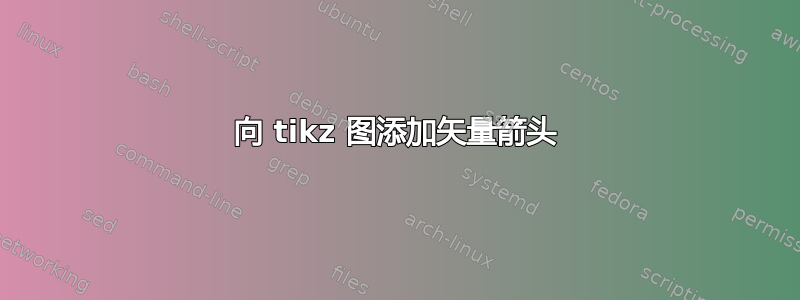 向 tikz 图添加矢量箭头