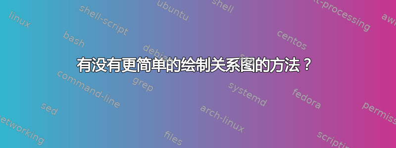 有没有更简单的绘制关系图的方法？