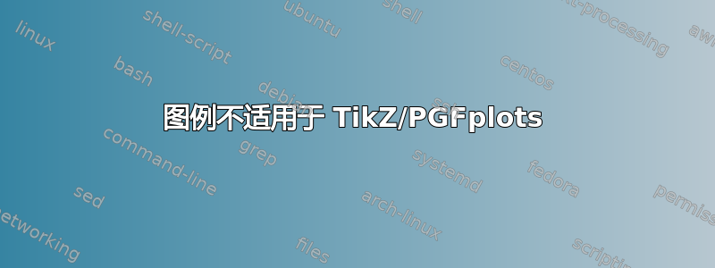 图例不适用于 TikZ/PGFplots