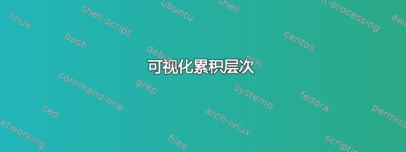 可视化累积层次