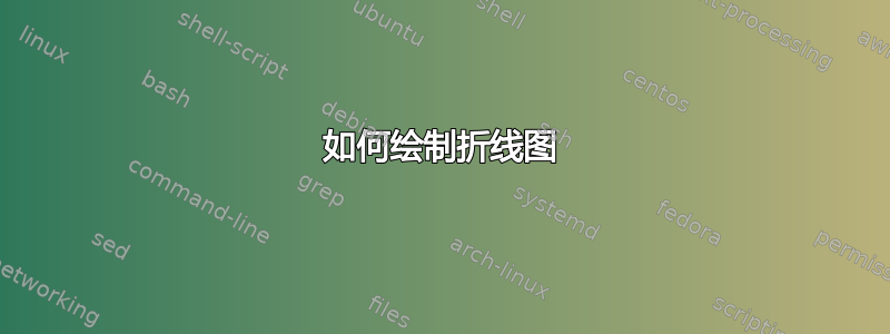 如何绘制折线图