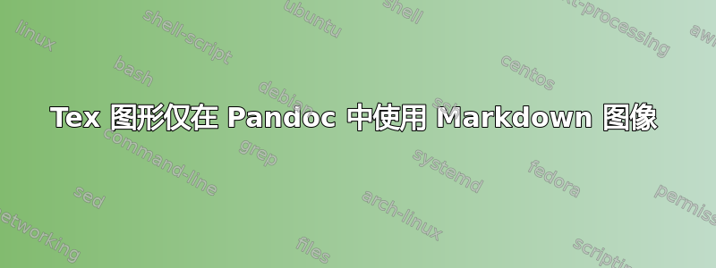 Tex 图形仅在 Pandoc 中使用 Markdown 图像