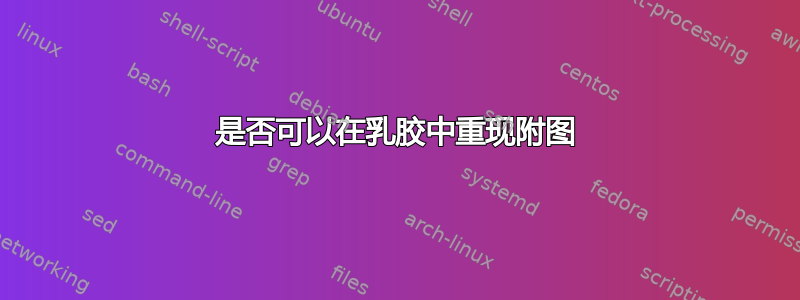 是否可以在乳胶中重现附图