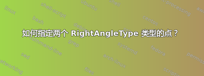 如何指定两个 RightAngleType 类型的点？