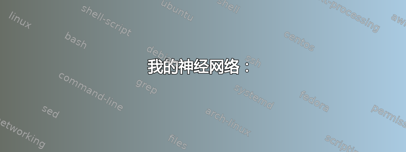 我的神经网络：