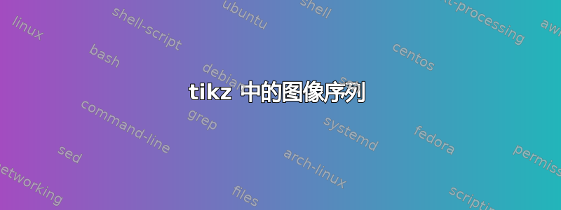 tikz 中的图像序列