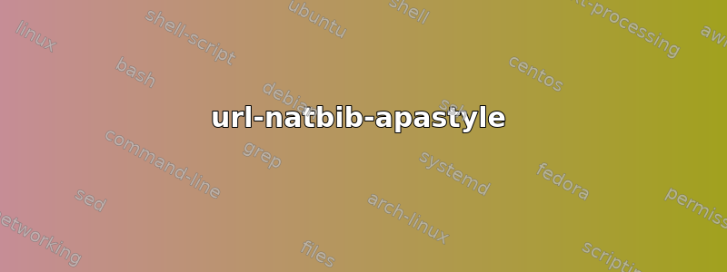 url-natbib-apastyle