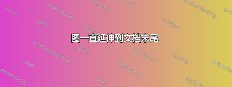 图一直延伸到文档末尾