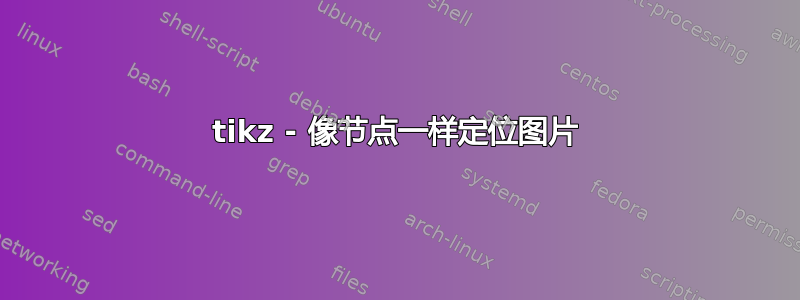 tikz - 像节点一样定位图片