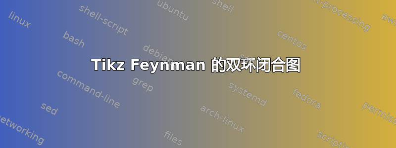 Tikz Feynman 的双环闭合图