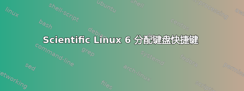 Scientific Linux 6 分配键盘快捷键