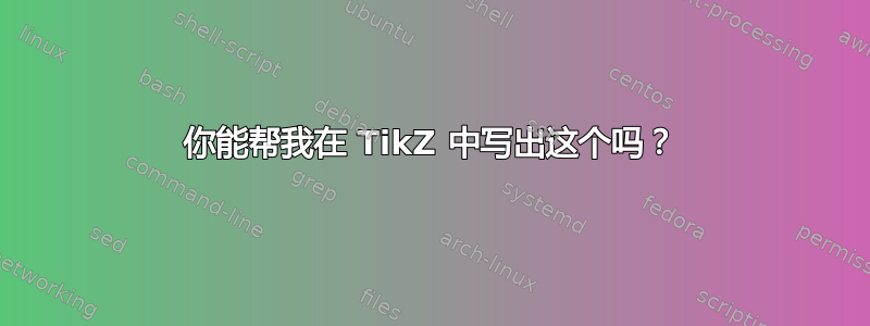 你能帮我在 TikZ 中写出这个吗？