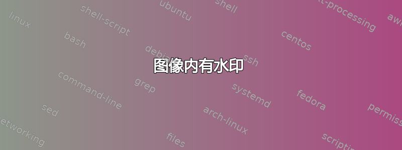 图像内有水印