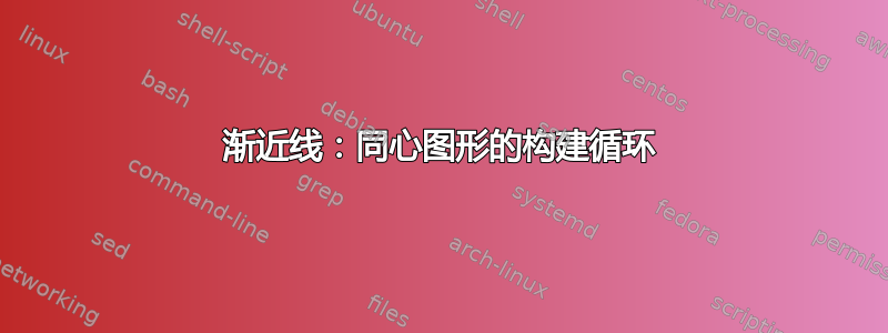 渐近线：同心图形的构建循环