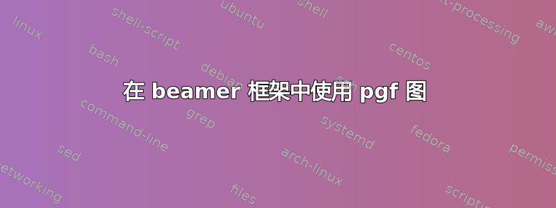 在 beamer 框架中使用 pgf 图