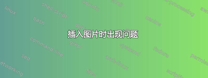 插入图片时出现问题