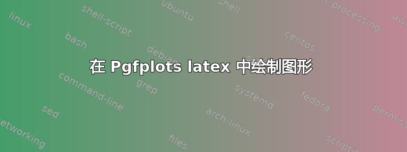 在 Pgfplots latex 中绘制图形