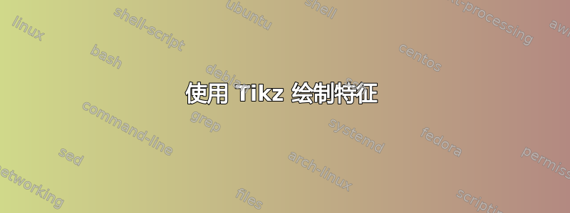 使用 Tikz 绘制特征