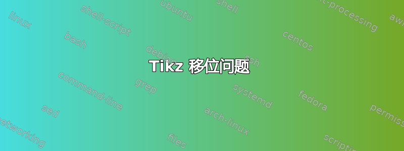 Tikz 移位问题