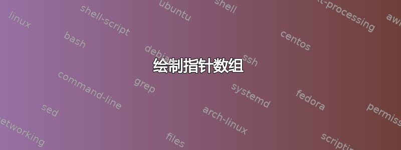 绘制指针数组