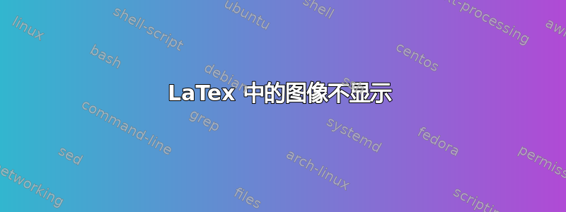 LaTex 中的图像不显示