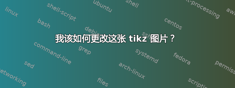 我该如何更改这张 tikz 图片？