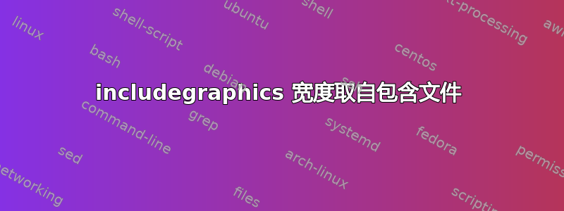 includegraphics 宽度取自包含文件